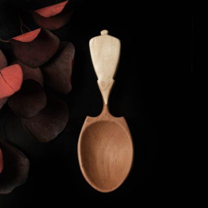 Image de Cuillère en poirier et érable Yüma