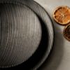 Image de Assiette en frêne brulé Wabi-Sabi