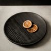 Image de Assiette en frêne brulé Wabi-Sabi