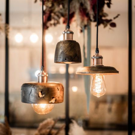 Image de la catégorie Luminaires en bois