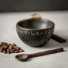 Image de Kuksa en Frêne Ébonisé et Talisman Runique Drakkar