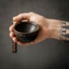 Image de Kuksa en Frêne Ébonisé et Talisman Runique Drakkar