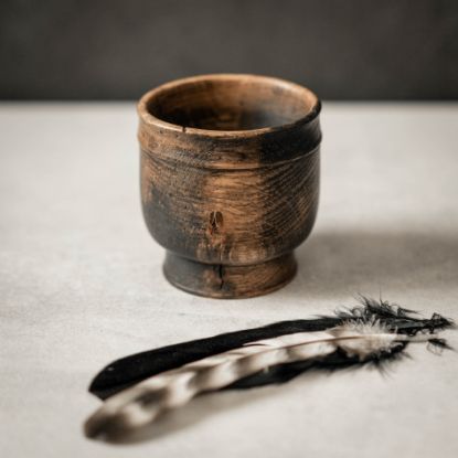 Image de Tasse en chêne Ébonisé Oryma