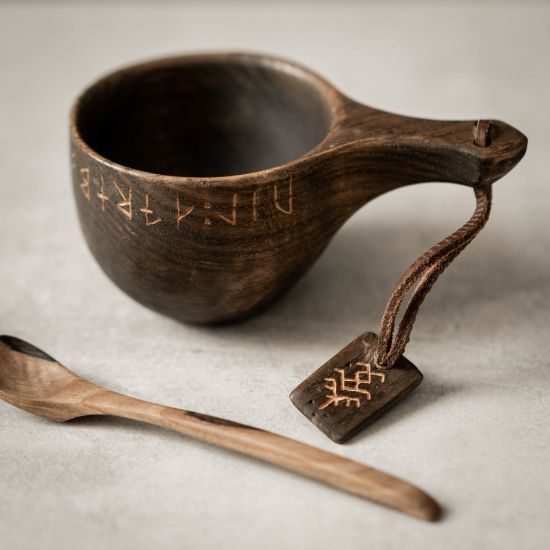 Image de Kuksa en Chêne  Odin