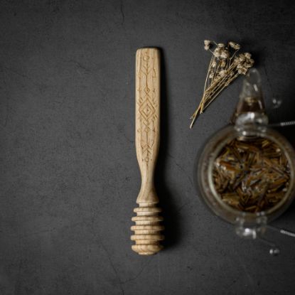 Image de Cuillère à Miel en Frêne Nayela