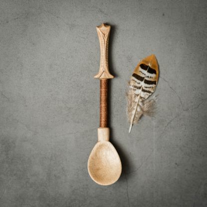 Image de Cuillère en noyer Ornements VI