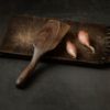 Image de Spatule de cuisine large en noyer karlka
