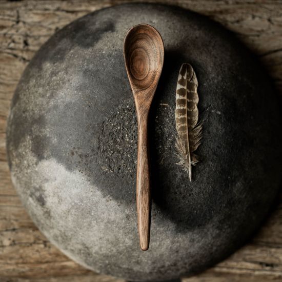 Image de Cuillère en noyer Minimal