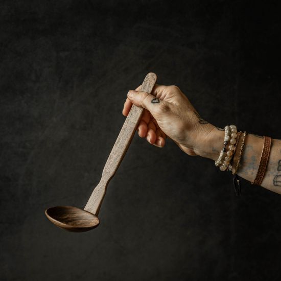 Image de Cuillère à Ramen en Noyer